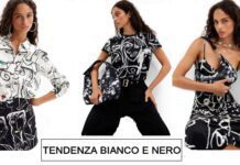 Tendenze moda in bianco e nero