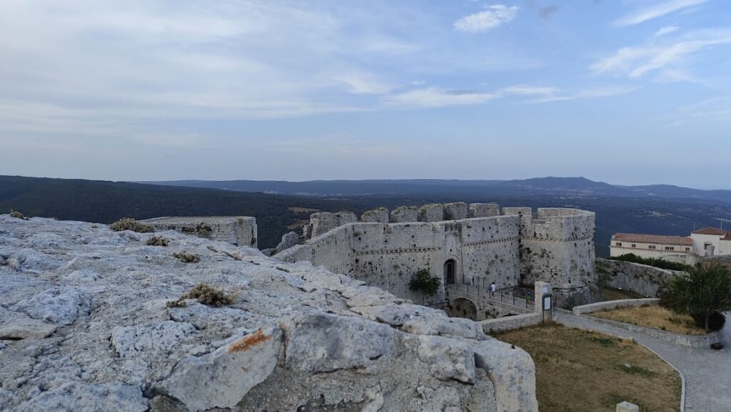 Vista dall'alto castello sant' angelo