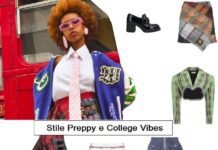 Stile preppy e college vibes moda tendenze teen ager