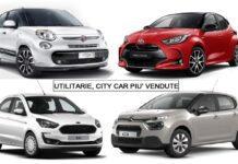 Utilitarie e city car 1000 - 1200 più vendute e quali sono le migliori?