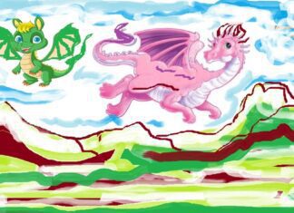 Il Drago rosa di nome Maira racconti brevi per bambini e disegno Il Drago rosa di nome Maira racconti brevi per bambini