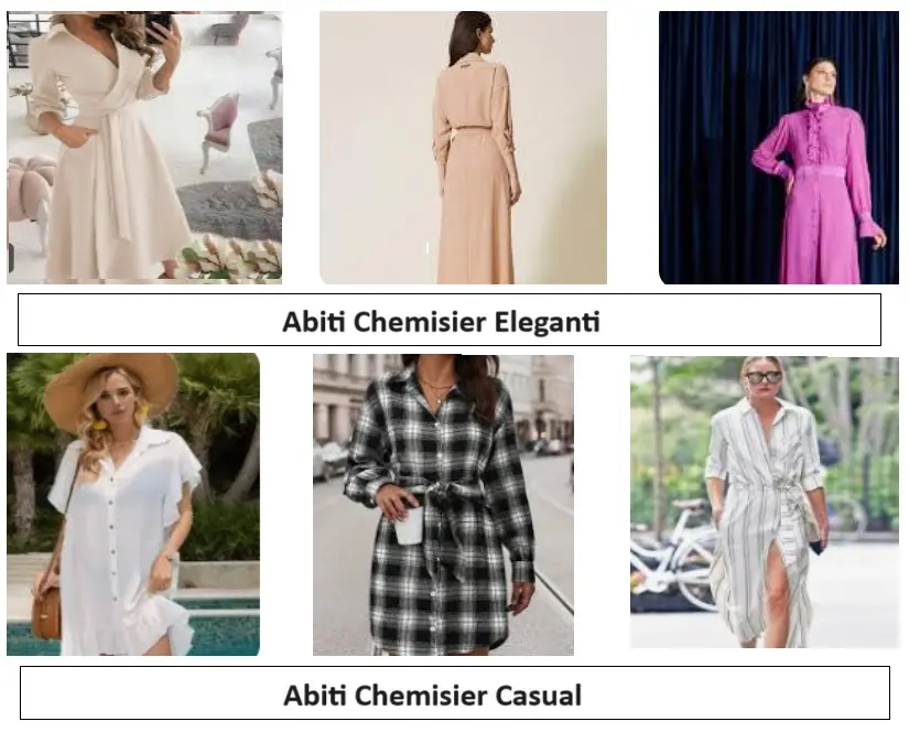 Abiti Chemisier eleganti e Chemisier casual