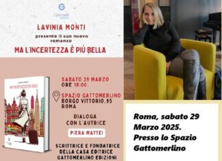 Romanzo di Lavinia Monti “Ma l’incertezza è più bella” Romanzo di Lavinia Monti "Ma l'incertezza è più bella"