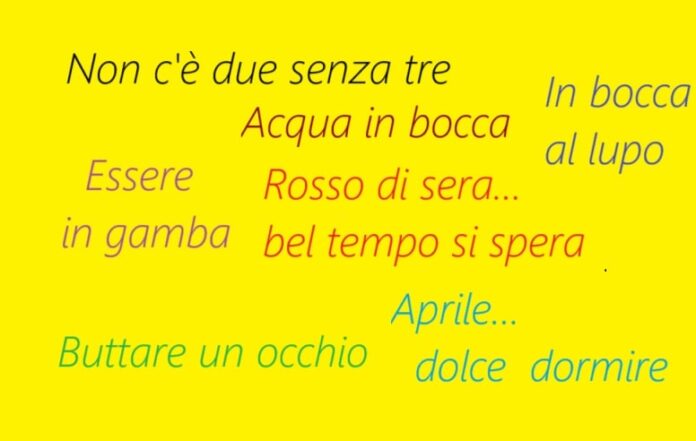 Modi di dire e detti comuni, espressioni idiomatiche più usate