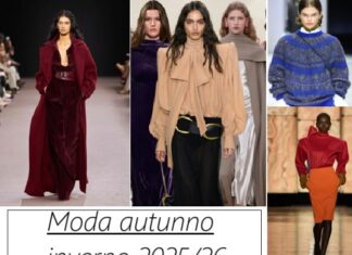Colori e linee Moda autunno inverno 2025/26 Colori e linee Moda autunno inverno 2025/26