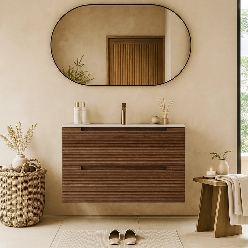 Mobile da bagno sospeso
