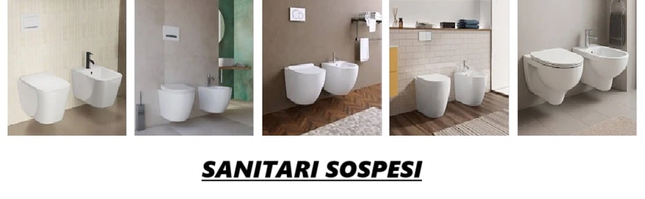 Sanitari sospesi modelli