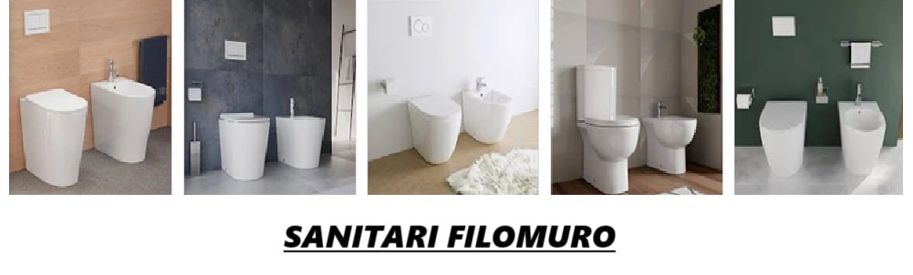 Sanitari filomuro modelli
