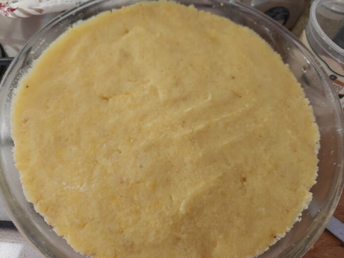 Tortino di patate farcito e cotto al microonde