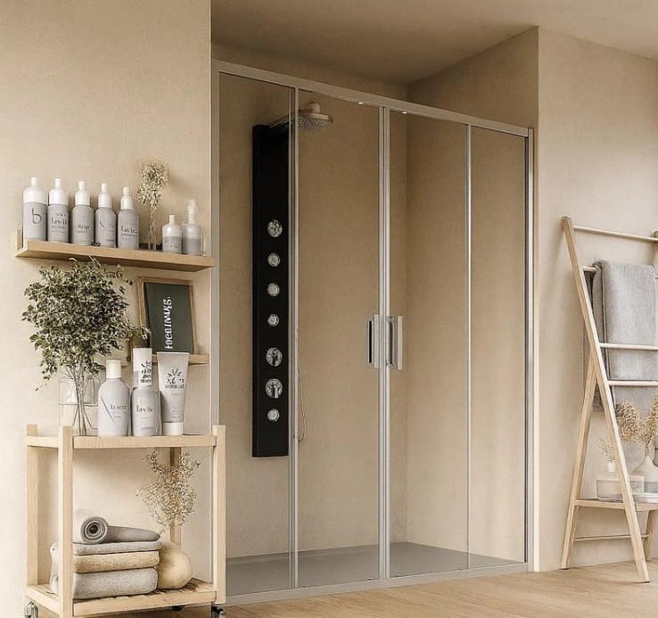 Box doccia a due ante scorrevoli