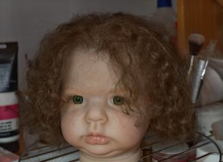 Colori acrilici per reborn quale acqua utilizzare? reborn testa dipinta