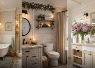 Bagno Shabby chic: 5 segreti per trasformarlo in una SPA romantica e rilassante Bagno Shabby chic 3 idee e foto