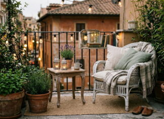 Benessere sensoriale: come creare un angolo relax in balcone tra luci, piante e stile Benessere sensoriale: come creare un angolo relax in balcone tra luci, piante e stile