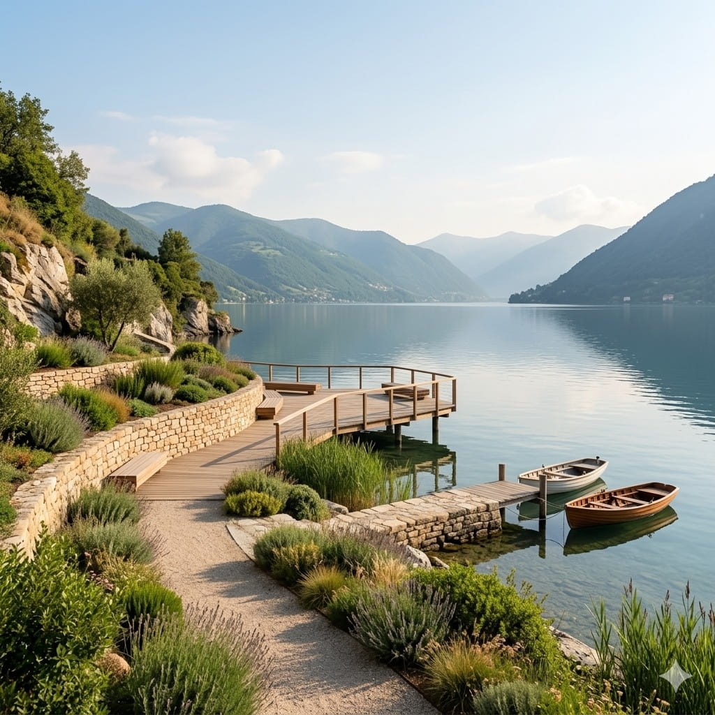 Architettura del paesaggio lacustre