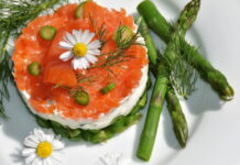 Carciofi e asparagi le mie 4 ricette veloci per portare la primavera in tavola Tortino di asparagi e salmone