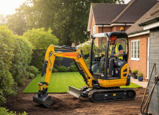 Sistemazione del terreno e cura del verde: strategie e macchinari per un lavoro efficiente Sistemazione del terreno e cura del verde: miniescavatore