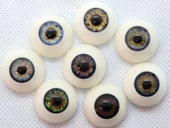 Occhi acrilici pupilla piccola