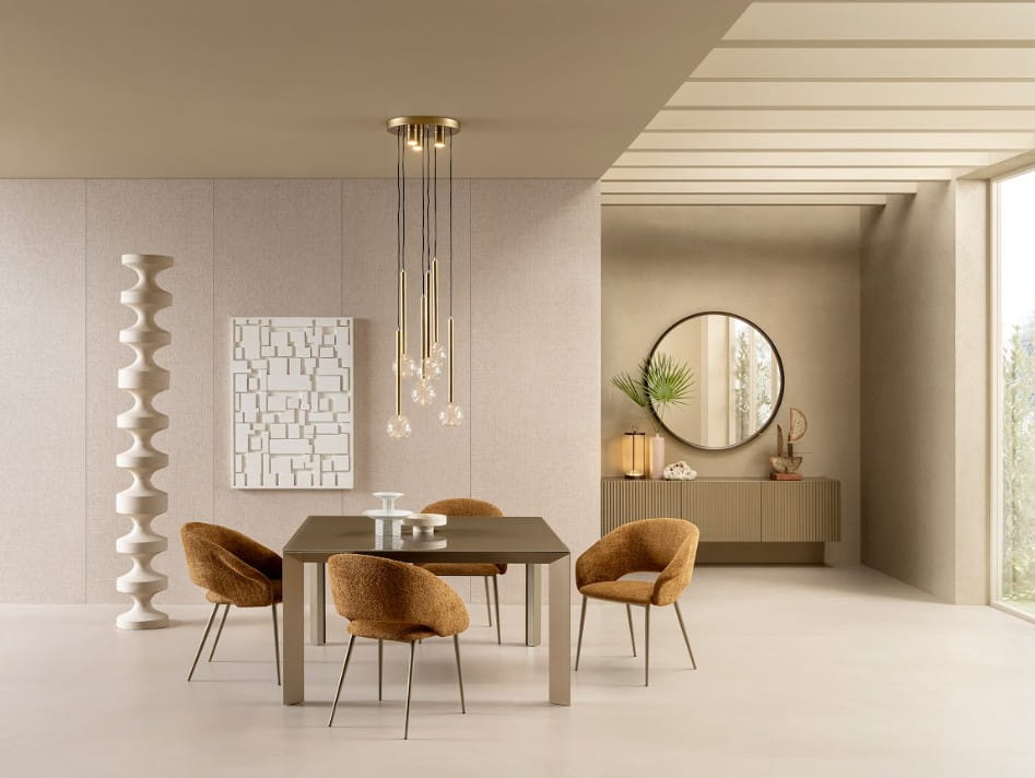 Fiera di Roma CASAIDEA 2026 dove l’outdoor diventa una stanza da vivere tutto l’anno Casaidea Tavolo Manhattan brand Riflessi